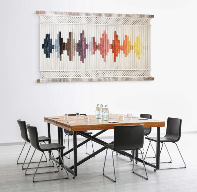 'SUENO' Modern Macrame Artwork - Image 2