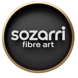 Circular Logo for Sozarri Fibre Art