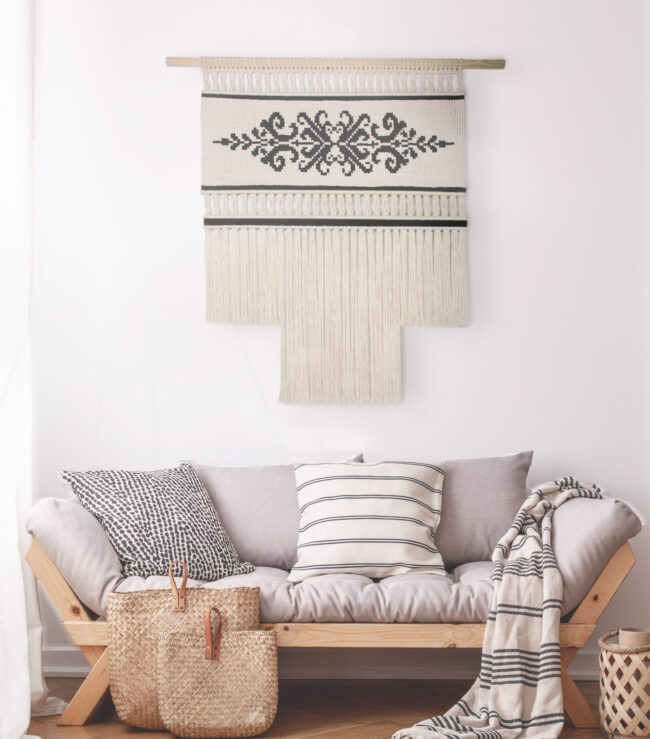 'Arazzo' Medium Macrame Wall Hanging - Image 2