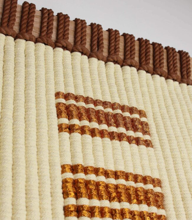 'Bionda' small Macrame Wall Hanging - Image 6