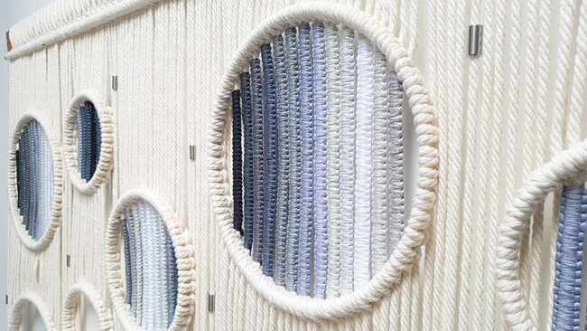 'HALOS' Large Macrame Wall Hanging - Image 6