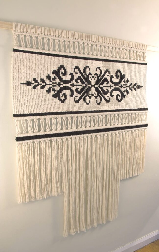 'Arazzo' Medium Macrame Wall Hanging - Image 4