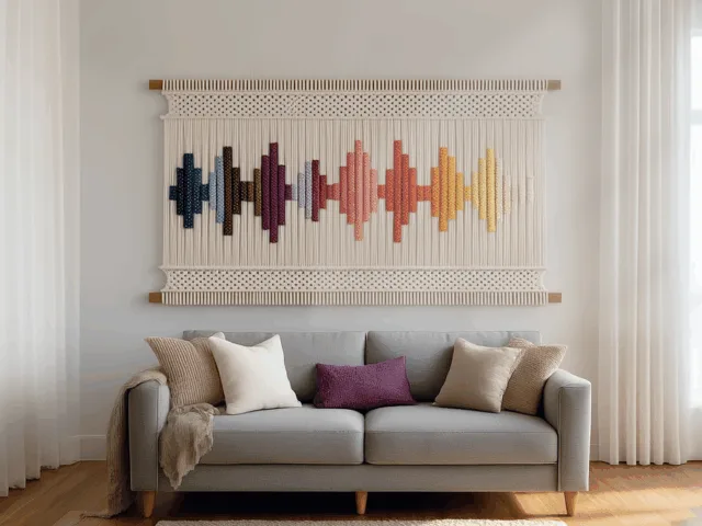 XL Macramé Fibre Art Wall Hanging [SUONO]