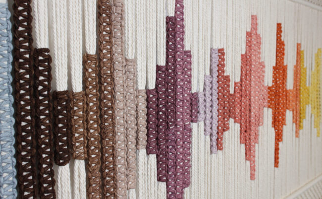 'SUENO' Modern Macrame Artwork - Image 7