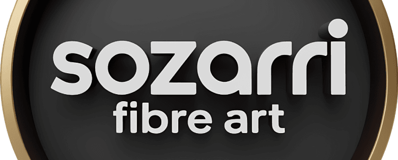 Circular Logo for Sozarri Fibre Art