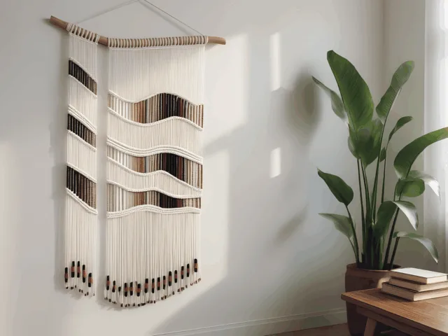 Macroweave Fiber Art Wall Hanging [DUNES]