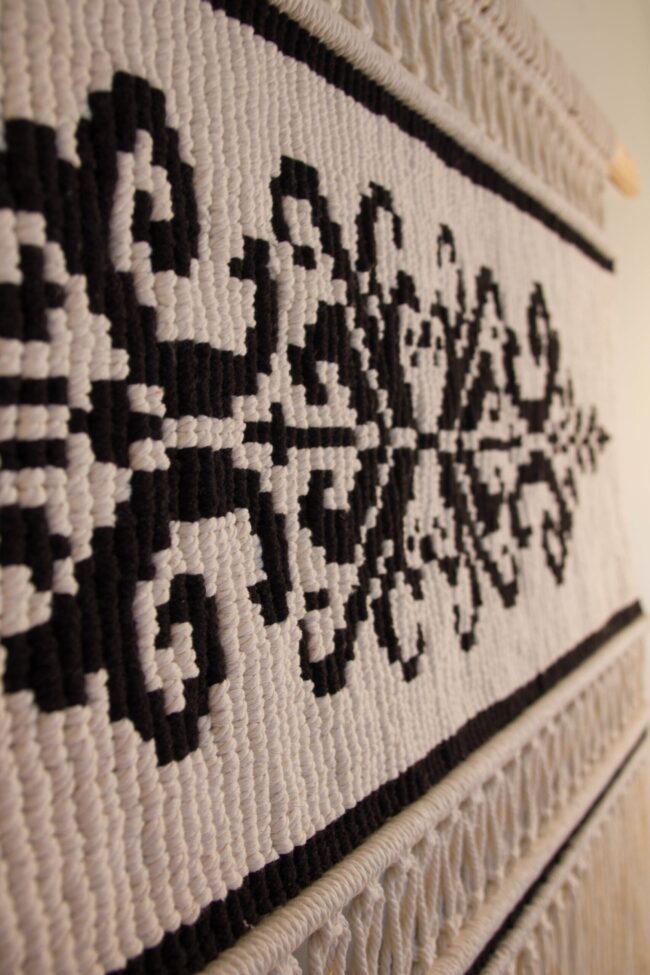 'Arazzo' Medium Macrame Wall Hanging - Image 3