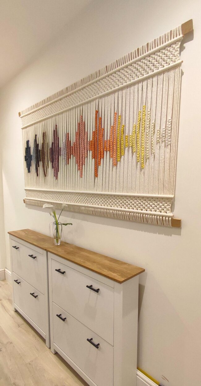 'SUENO' Modern Macrame Artwork - Image 4
